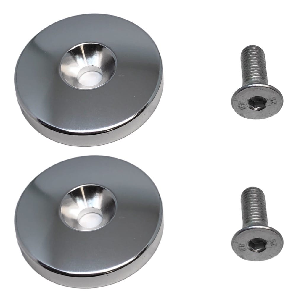 Aluminum Foot Pad End Caps and Hardware for Abs Bench x2, Vertical Crunch and Target Abs ABS Serials ABS900008