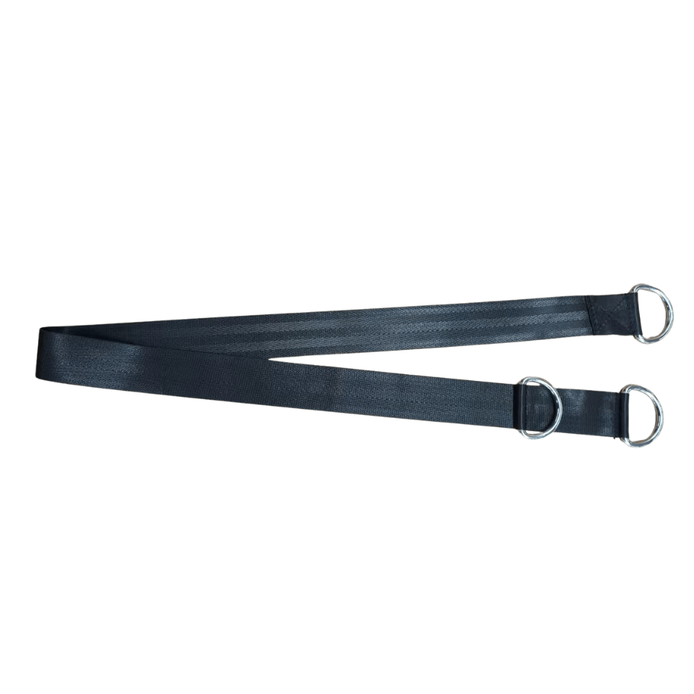 Accessory Webbing Strap w/ D rings for use with the SledMill.