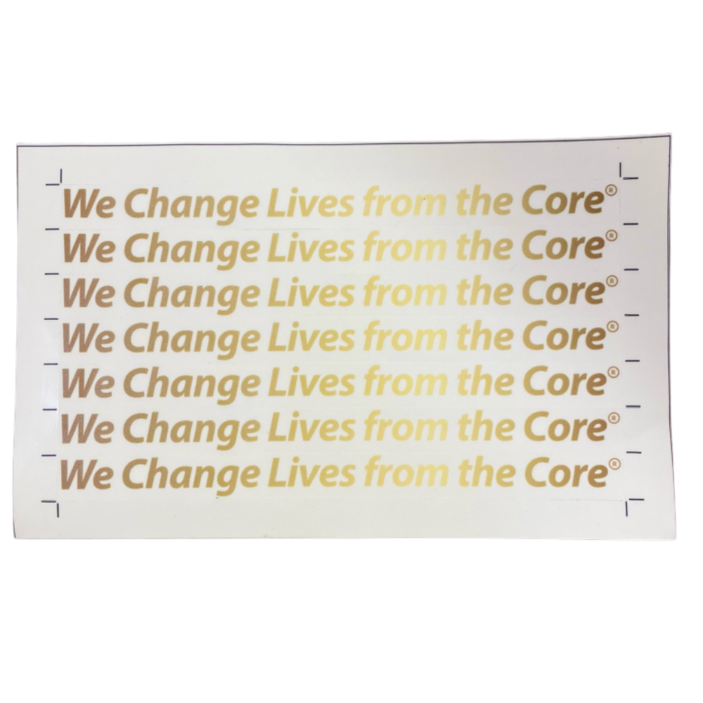 We Change Lives Sticker