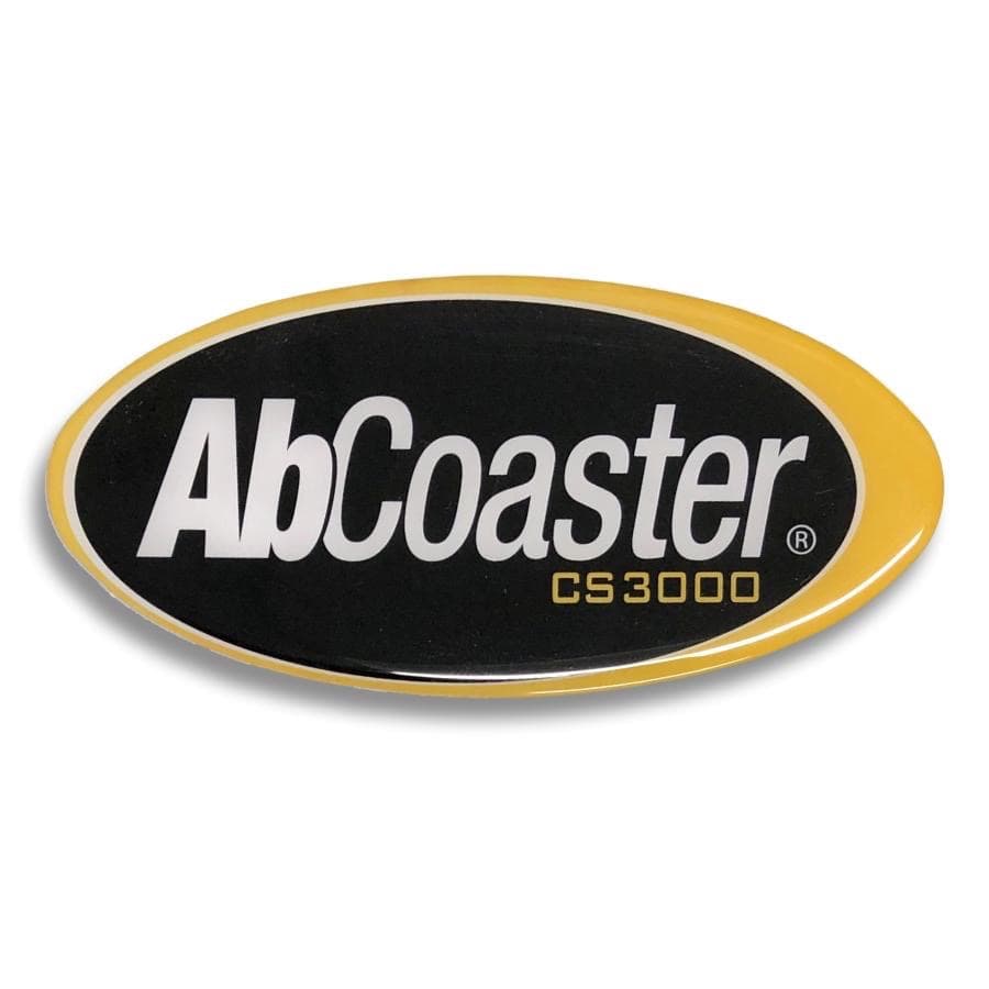 Oval Front Panel Sticker for AbCoaster CS3000 ABS901002