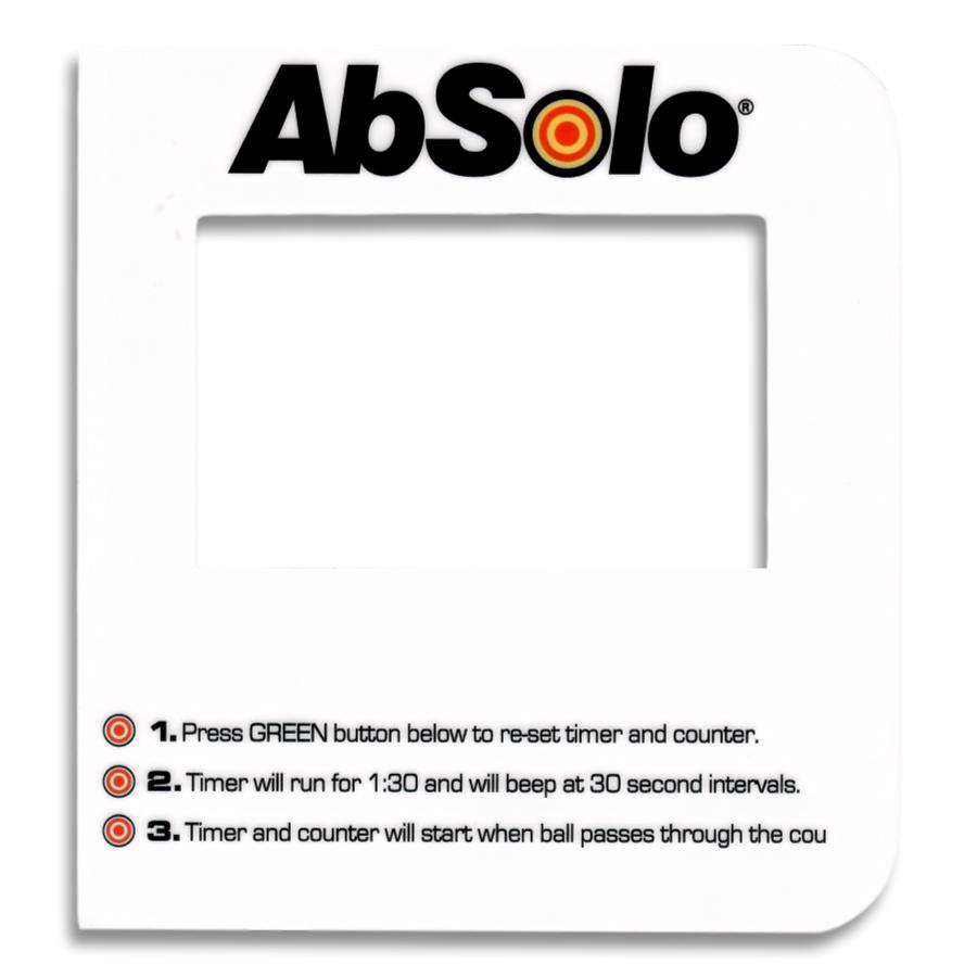 Instruction Decal for AbSolo® Counter Console