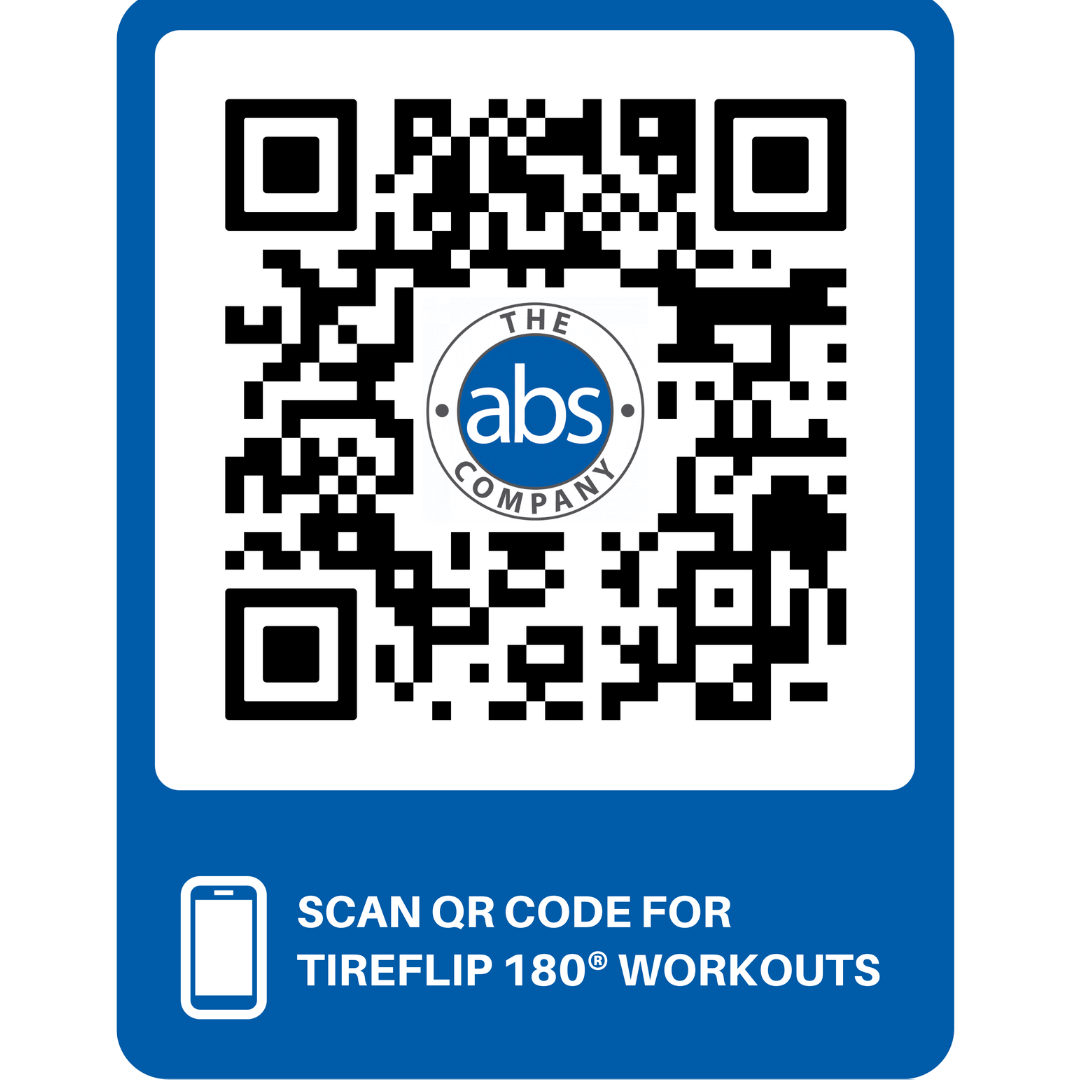 TireFlip 180XL Decal With QR code